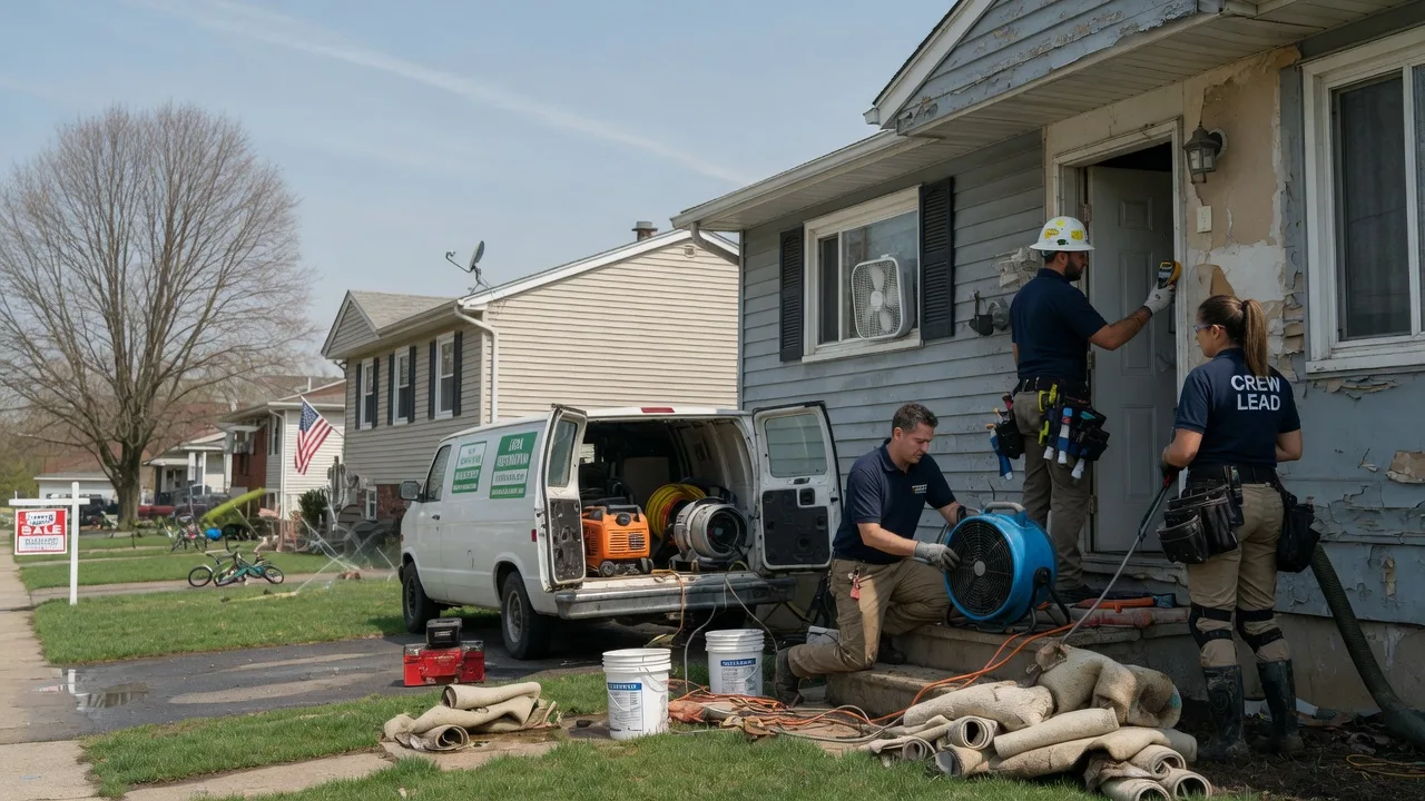 Flood Cleanup in Freeland, MI near me